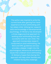 Load image into Gallery viewer, Stool Withholding - A practical guide for parents by Dr Kate McGarry