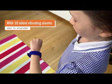 Load and play video in Gallery viewer, TabTime vibrating alarm reminder watch (grey)