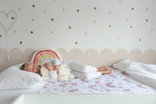 Load image into Gallery viewer, Rainbows Hygge Bed Pad