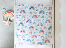 Load image into Gallery viewer, Rainbows Hygge Bed Pad