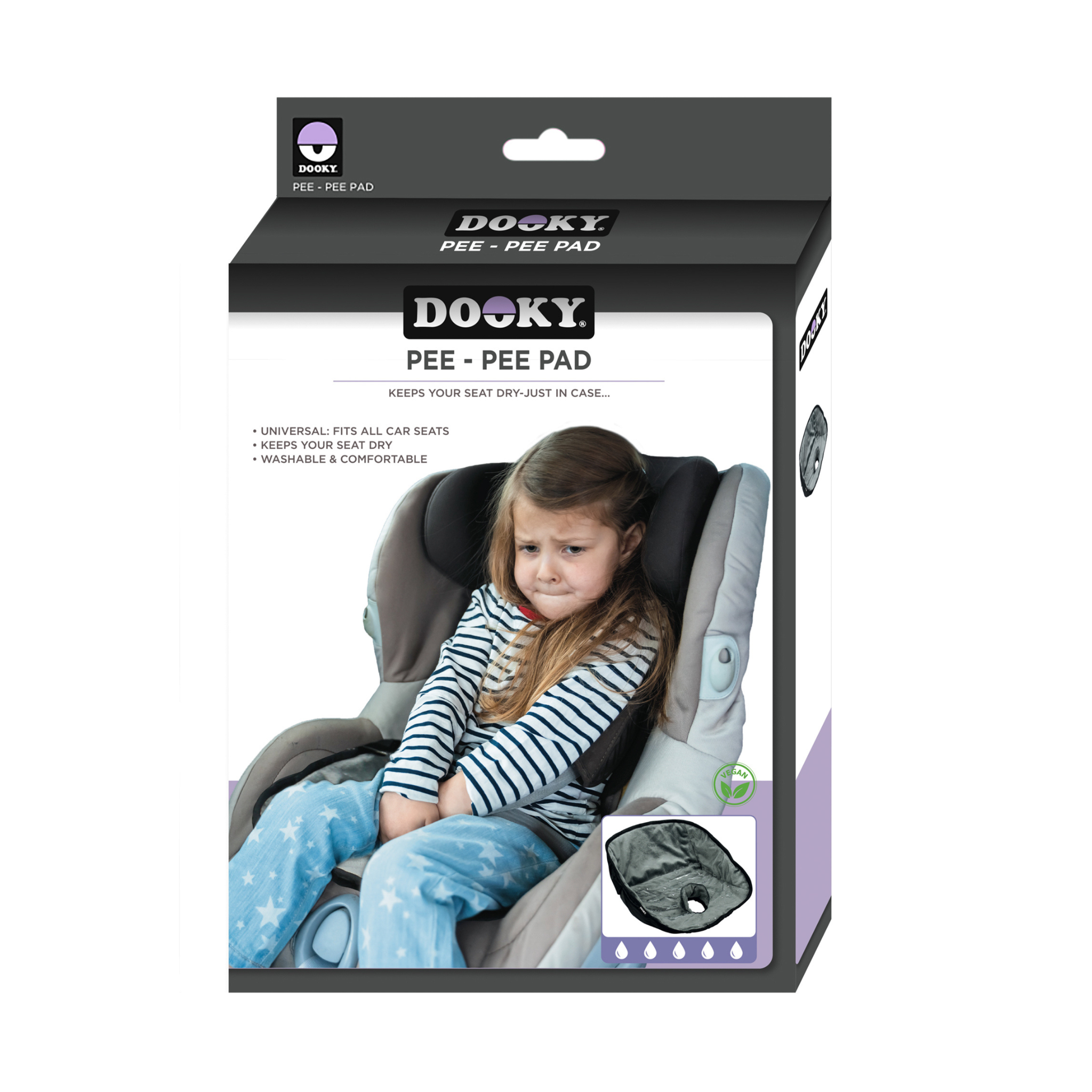 Dooky Pee Pee Pad car seat cover