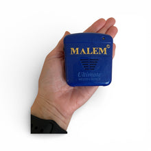 Load image into Gallery viewer, Hand holding a blue MALEM MO17 bedwetting alarm  device 

