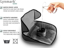 Load image into Gallery viewer, Lynmark Waterproof Seat Protector - Car Seats, Pushchairs &amp; Highchairs  Grey
