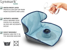 Load image into Gallery viewer, Lynmark Waterproof Seat Protector - For Car Seats, Pushchairs and Highchairs Light Blue
