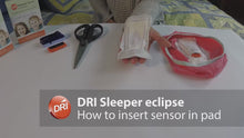 Load and play video in Gallery viewer, video how to use the dri sleeper eclipse bedwetting alarm, how to insert sensor in pad

